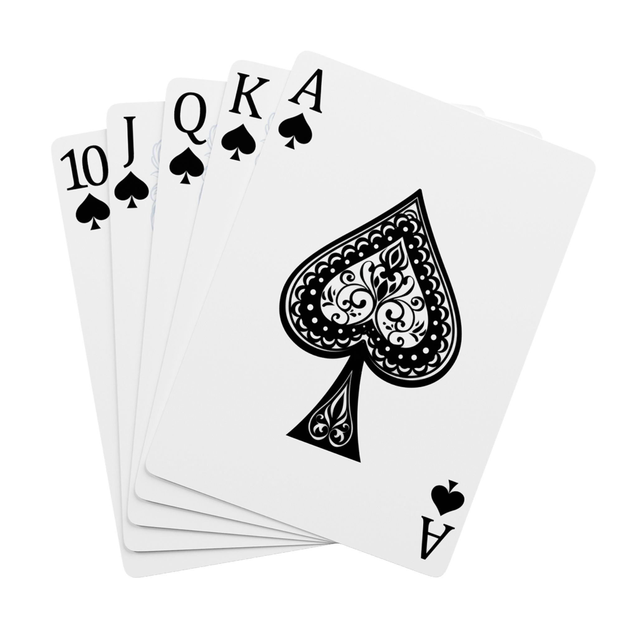 Roaring Tiger Tattoo Art Poker Playing Cards | Ace of Spades Deck - Image 4