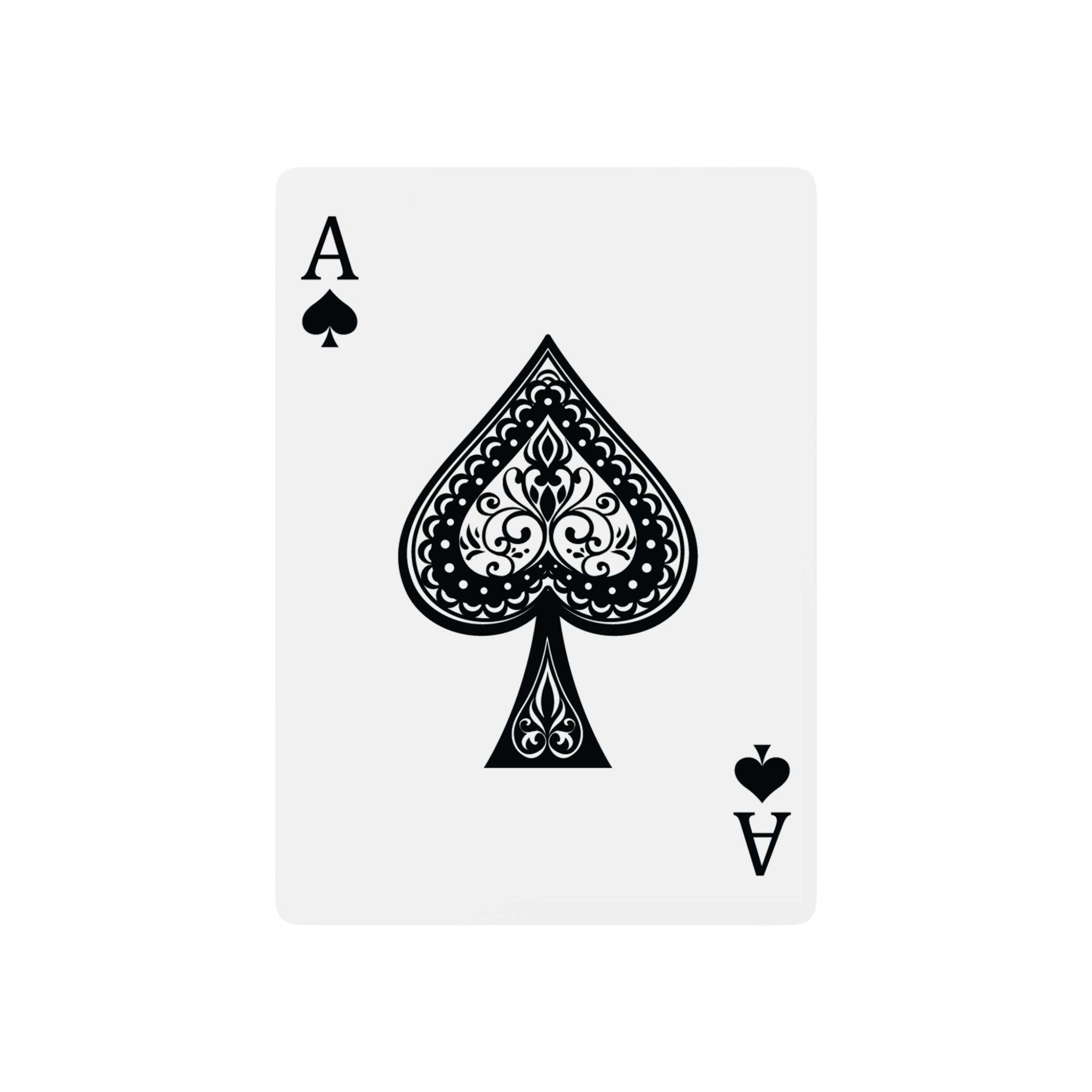 Roaring Tiger Tattoo Art Poker Playing Cards | Ace of Spades Deck - Image 2
